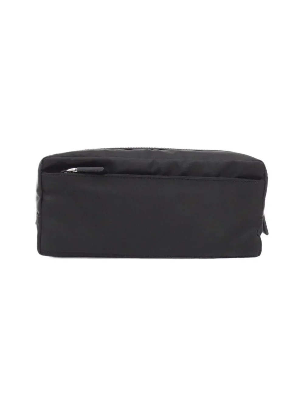 Prada Second Bag Vanity Bag Silver